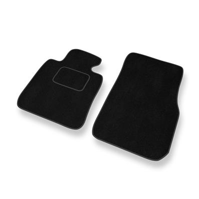 Alfombrillas de velour para Seat Leon II (2005-2012) - alfombras para coche  - negro - DGS Autodywan negro