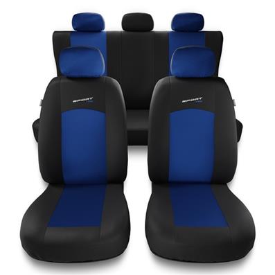 Fundas universales para asientos de coche para Mitsubishi L200 I, II, III,  IV, V, VI (1993-.) - Auto-Dekor - Comfort - gris gris