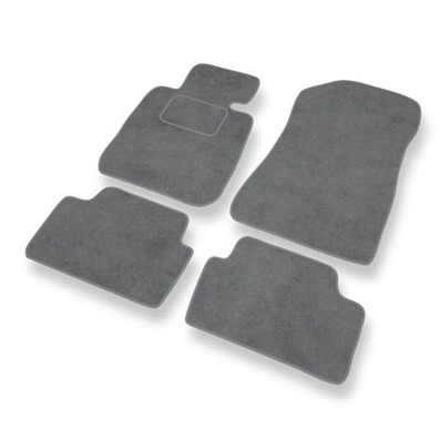 Alfombrillas de velour para BMW 1 E81/E87 (2004-2013) - alfombras para  coche - gris - DGS Autodywan gris