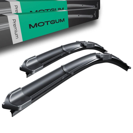 Escobillas limpiaparabrisas para la luna delantera para Audi A3 8P Cabrio, Sportback (09.2004-05.2013) - Motgum - escobillas planas Premium
