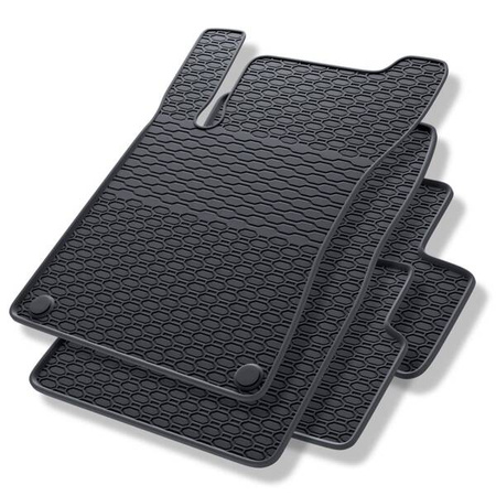 Alfombrillas de goma para Mercedes-Benz Classe A W177 (2018-....) - alfombras para coche - negro - Geyer & Hosaja - 905/4C