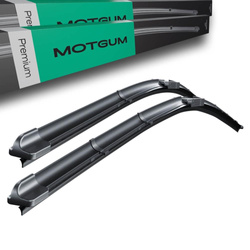 Escobillas limpiaparabrisas para la luna delantera para Peugeot 5008 I Monovolumen (09.2009-12.2016) - Motgum - escobillas planas Premium