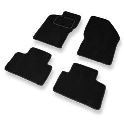 Alfombrillas de velour para Alfa Romeo 147 (2000-2010) - alfombras para coche - negro - DGS Autodywan