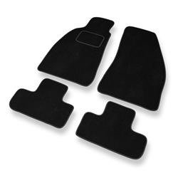 Alfombrillas de velour para Alfa Romeo GTV (1995-2006) - alfombras para coche - negro - DGS Autodywan