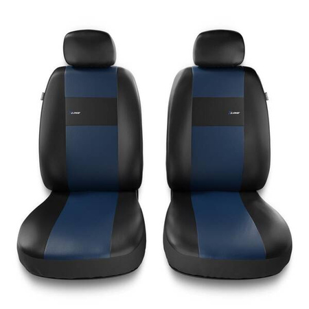 Fundas universales para asientos de coche para Peugeot 508 I, II (2011-....) - Auto-Dekor - X-Line 1+1 - azul