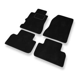 Alfombrillas de velour para Honda Legend III (1995-2004) - alfombras para coche - negro - DGS Autodywan