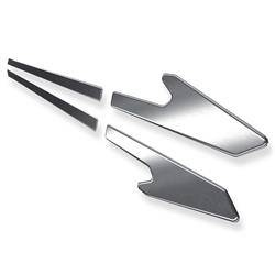 Protectores laterales para Dodge Journey Crossover (5 puertas) - (2007-2014) - Croni - Y - plateado (mate)