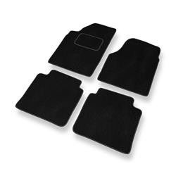 Alfombrillas de velour para Chrysler Concorde (1997-2004) - alfombras para coche - negro - DGS Autodywan