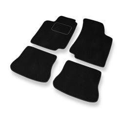 Alfombrillas de velour para Volkswagen Golf III (1991-1999) - alfombras para coche - negro - DGS Autodywan