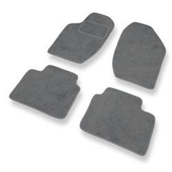 Alfombrillas de velour para Alfa Romeo 164 I (1987-1997) - alfombras para coche - gris - DGS Autodywan