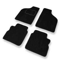 Alfombrillas de velour para Alfa Romeo 33 II (1990-1995) - alfombras para coche - negro - DGS Autodywan