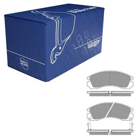 Pastillas de freno para Mitsubishi L200 I Pick up (1986-1996) - Tomex - TX 15-03 (eje delantero)