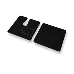 Alfombrillas de velour para Toyota Hiace IV (1995-2004) - alfombras para coche - negro - DGS Autodywan