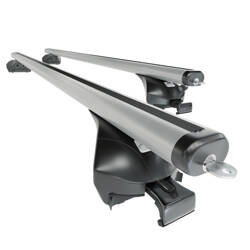 Portaequipajes (baca) de techo para BMW X3 G01 SUV (2018-2024) - baca plata para coche - barras para techo de coche - Amos - Boss - Aero - railing integrado
