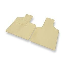 Alfombrillas de velour para Chrysler Voyager (1996-2000) - alfombras para coche - beige - DGS Autodywan
