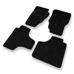 Alfombrillas de velour para Dodge Nitro (2007-2011) - alfombras para coche - negro - DGS Autodywan