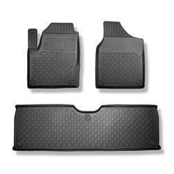 Alfombrillas de TPE para Ford Galaxy I Monovolumen (1995-05.2006) - alfombras para coche - Aristar - Guardliner - 5 o 7 plazas; sin la tercera fila - conjunto - 3 pcs