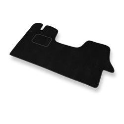 Alfombrillas de velour para Citroen Jumper II (2006-....) - alfombras para coche - negro - DGS Autodywan