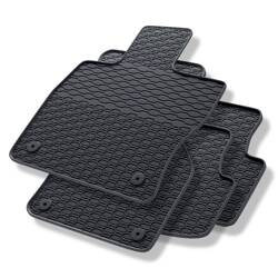Alfombrillas de goma para Seat Leon III (2013-2020) - alfombras para coche - negro - Geyer & Hosaja - 810/4C