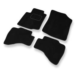 Alfombrillas de velour para Citroen C1 II (2014-2021) - alfombras para coche - negro - DGS Autodywan