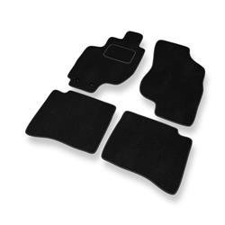 Alfombrillas de velour para Hyundai Elantra III (2000-2006) - alfombras para coche - negro - DGS Autodywan