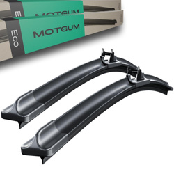 Escobillas limpiaparabrisas para la luna delantera para Nissan Navara II Pick-Up (1997-2004) - Motgum - escobillas planas ECO