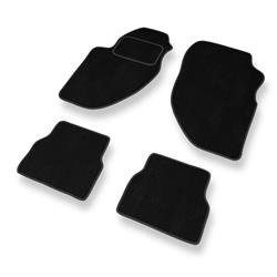 Alfombrillas de velour para Alfa Romeo 166 I (1998-2003) - alfombras para coche - negro - DGS Autodywan