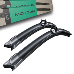 Escobillas limpiaparabrisas para la luna delantera para Opel Corsa C Hatchback, Berlina, Furgonetaeta (09.2000-09.2006) - Motgum - escobillas planas ECO