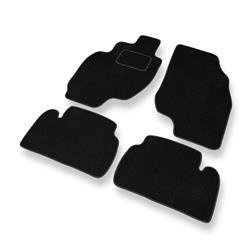 Alfombrillas de velour para Hyundai Coupe II (1999-2002) - alfombras para coche - negro - DGS Autodywan