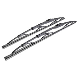 Escobillas limpiaparabrisas para la luna delantera para Renault Megane I Coupé, Sport Tourer, Hatchback, Cabrio, Berlina (01.1996-2003) - Motgum - escobillas estándar