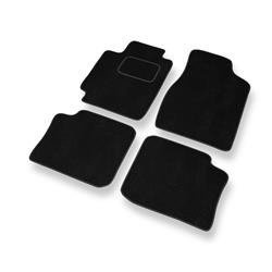 Alfombrillas de velour para Toyota Avalon II (2000-2004) - alfombras para coche - negro - DGS Autodywan