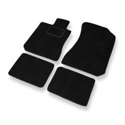 Alfombrillas de velour para Honda Legend IV (2004-2012) - alfombras para coche - negro - DGS Autodywan