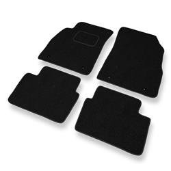 Alfombrillas de fieltro para Opel Insignia I (2008-2017) - alfombras para coche - negro - DGS Autodywan