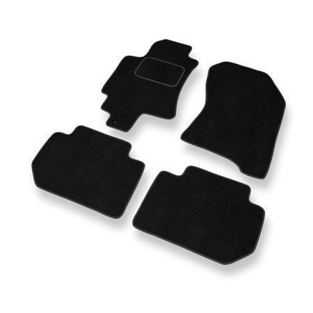 Alfombrillas de velour para Subaru Tribeca II (2007-2014) - alfombras para coche - negro - DGS Autodywan