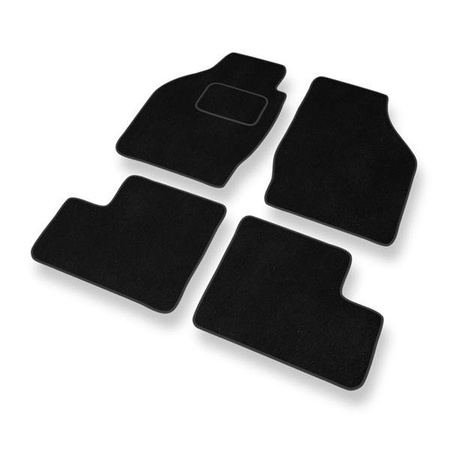 Alfombrillas de velour para Suzuki Ignis I, II (2000-2008) - alfombras para coche - negro - DGS Autodywan