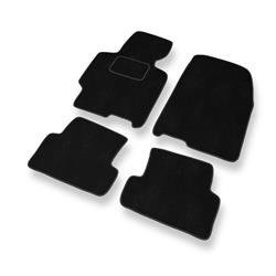 Alfombrillas de velour para Mazda Xedos 6 (1992-1999) - alfombras para coche - negro - DGS Autodywan