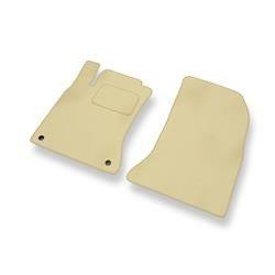 Alfombrillas de velour para Mercedes-Benz Classe A W176 (2012-2018) - alfombras para coche - beige - DGS Autodywan