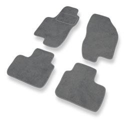 Alfombrillas de velour para Alfa Romeo 156 I (1997-2003) - alfombras para coche - gris - DGS Autodywan