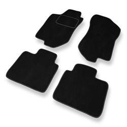 Alfombrillas de velour para Alfa Romeo 145 I (1994-2000) - alfombras para coche - negro - DGS Autodywan