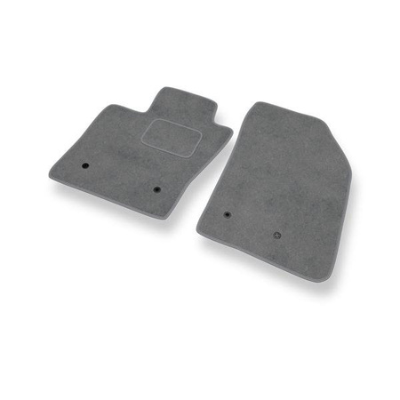 Alfombrillas de velour para Fiat 500X (2015-2024) - alfombras para coche - gris - DGS Autodywan