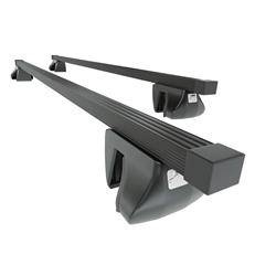 Portaequipajes (baca) de techo para Citroen C4 Picasso mk I Monovolumen (2007-2013) - baca negra para coche - barras para techo de coche - Amos - Alfa - O - railing