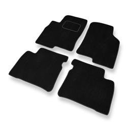 Alfombrillas de velour para Hyundai XG (1999-2005) - alfombras para coche - negro - DGS Autodywan