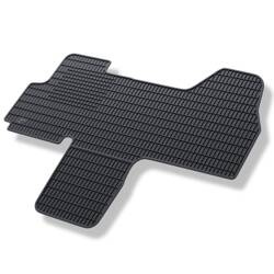 Alfombrillas de goma para Fiat Ducato III (2007-2014) - alfombras para coche - negro - Geyer & Hosaja - 846/1C