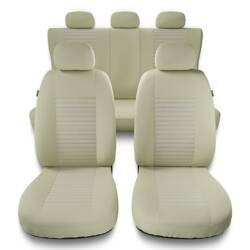 Fundas universales para asientos de coche para Peugeot 508 I, II (2011-....) - Auto-Dekor - Modern - MC-3 (beige)