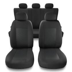 Fundas universales para asientos de coche para Peugeot 508 I, II (2011-....) - Auto-Dekor - Modern - MP-2 (gris)