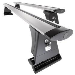 Portaequipajes (baca) de techo para Mercedes-Benz Classe A C169 Hatchback (2005-2012) - baca plata para coche - barras para techo de coche - Amos - β-103 - Dynamic - puntos de montaje