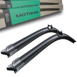 Escobillas limpiaparabrisas para la luna delantera para Seat Leon II Hatchback (07.2005-12.2012) - Motgum - escobillas planas ECO