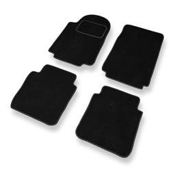 Alfombrillas de velour para Alfa Romeo 75 (1985-1992) - alfombras para coche - negro - DGS Autodywan