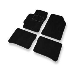 Alfombrillas de velour para Toyota Camry IV (1994-1999) - alfombras para coche - negro - DGS Autodywan