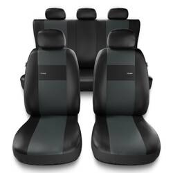 Fundas universales para asientos de coche para Peugeot 508 I, II (2011-....) - Auto-Dekor - X-Line - gris
